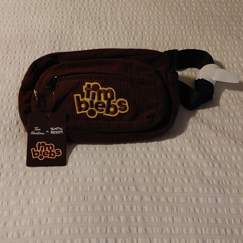 🍁NWT TIM BIEBS CORDUROY BELT BAG /FANNY PACK - Picture 2 of 10